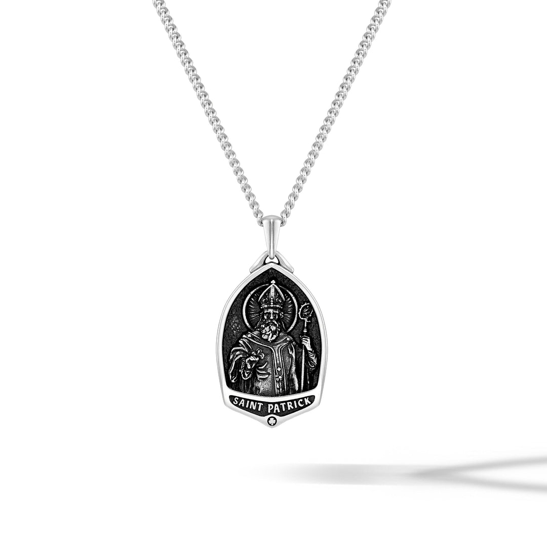 St. Patrick Pendant - Sterling Silver