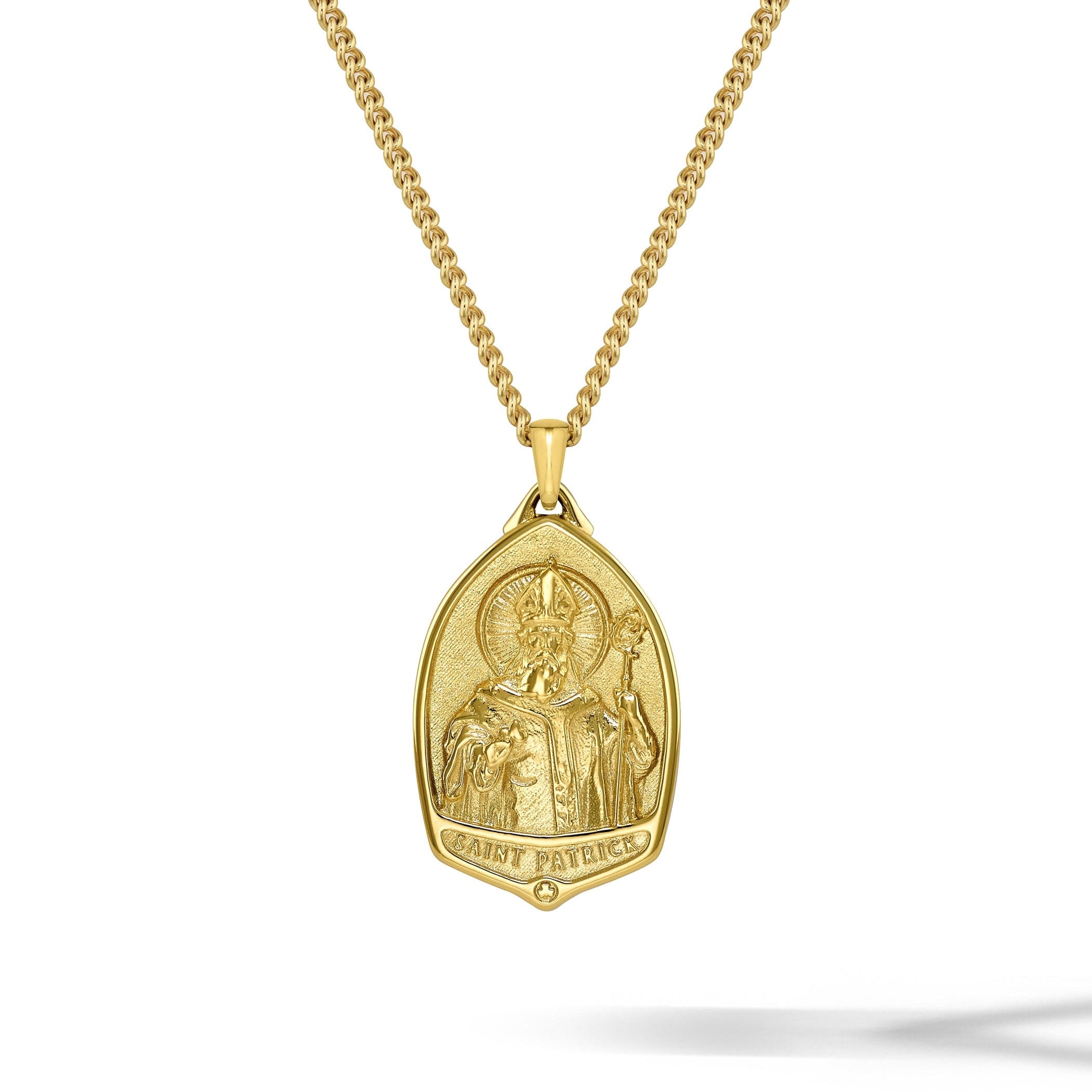 St. Patrick Pendant - 14K Gold | Vincero | Vincero Collective
