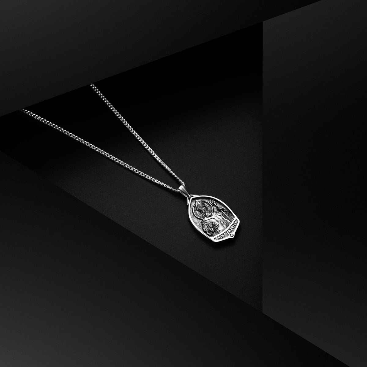 St. Patrick Pendant - Sterling Silver