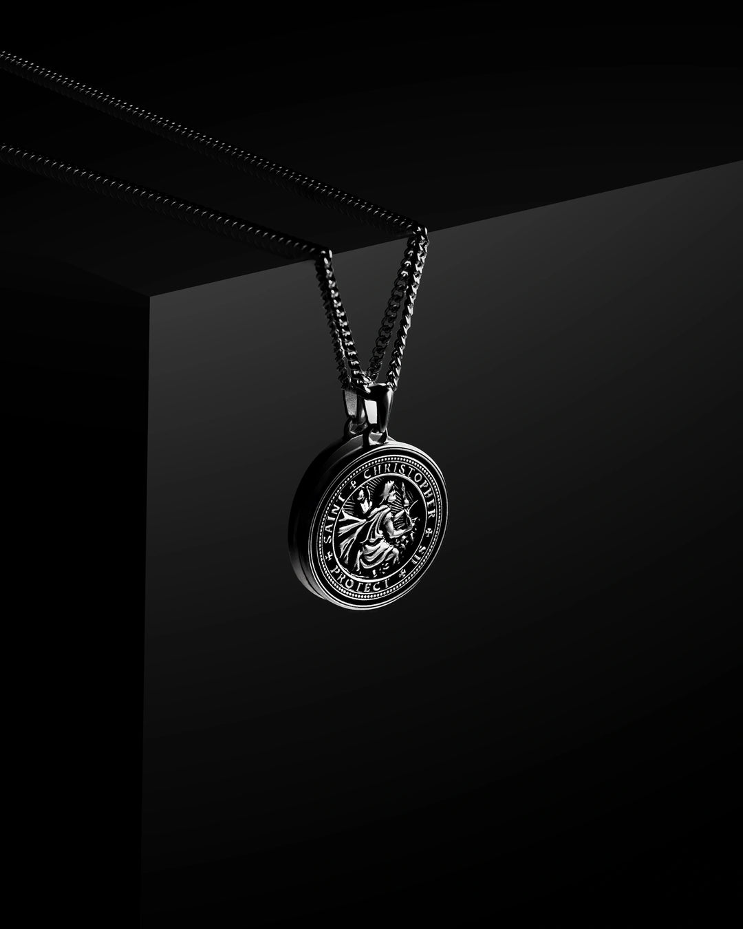 St. Christopher Pendant - Sterling Silverhover image