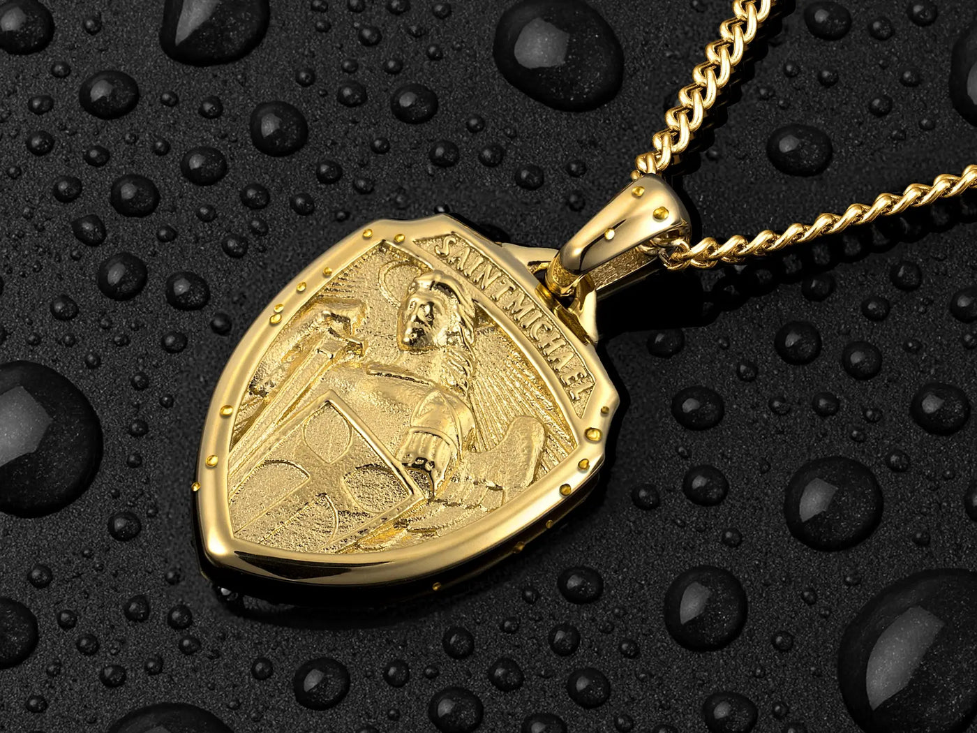 St. Michael Amulet - 14K Gold | Vincero | Vincero Collective St. Michael Amulet - 14K Gold | Vincero | Vincero Collective