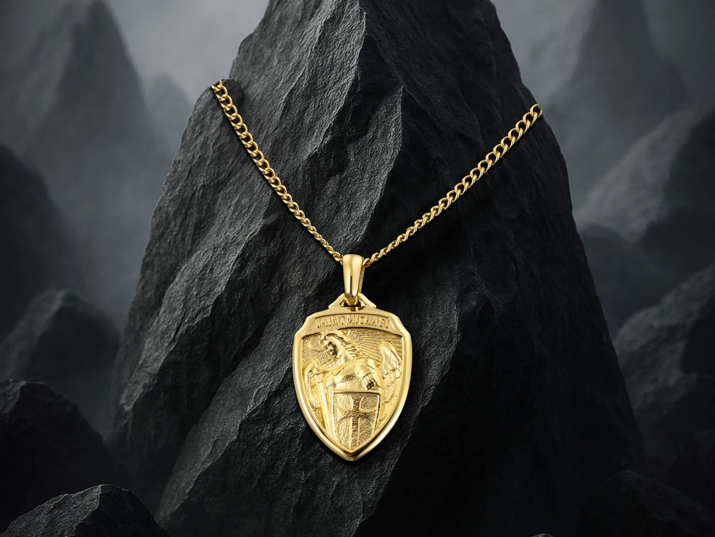 St. Michael Amulet - 14K Gold | Vincero | Vincero Collective St. Michael Amulet - 14K Gold | Vincero | Vincero Collective