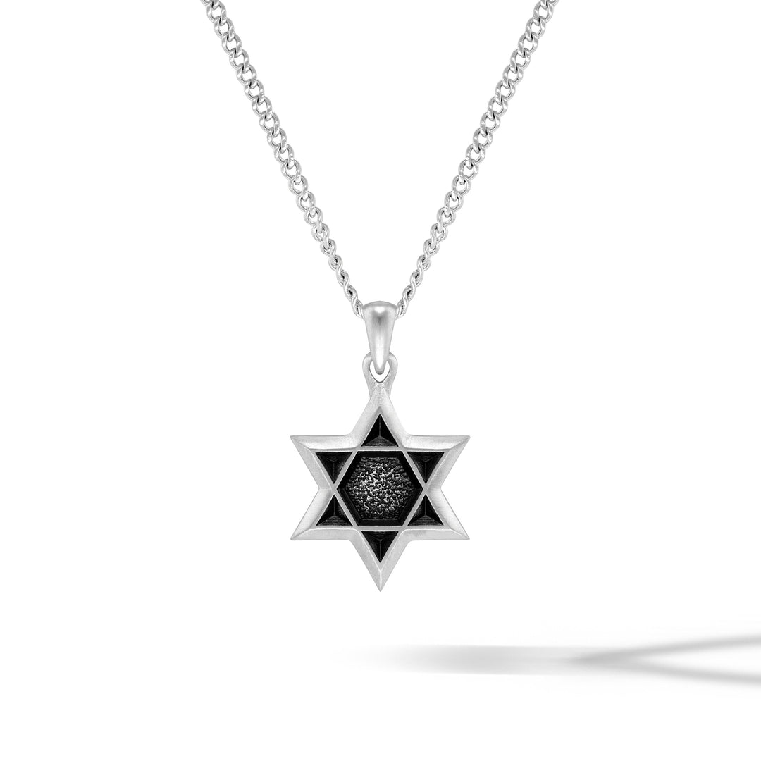 Star Of David Pendant - Silver