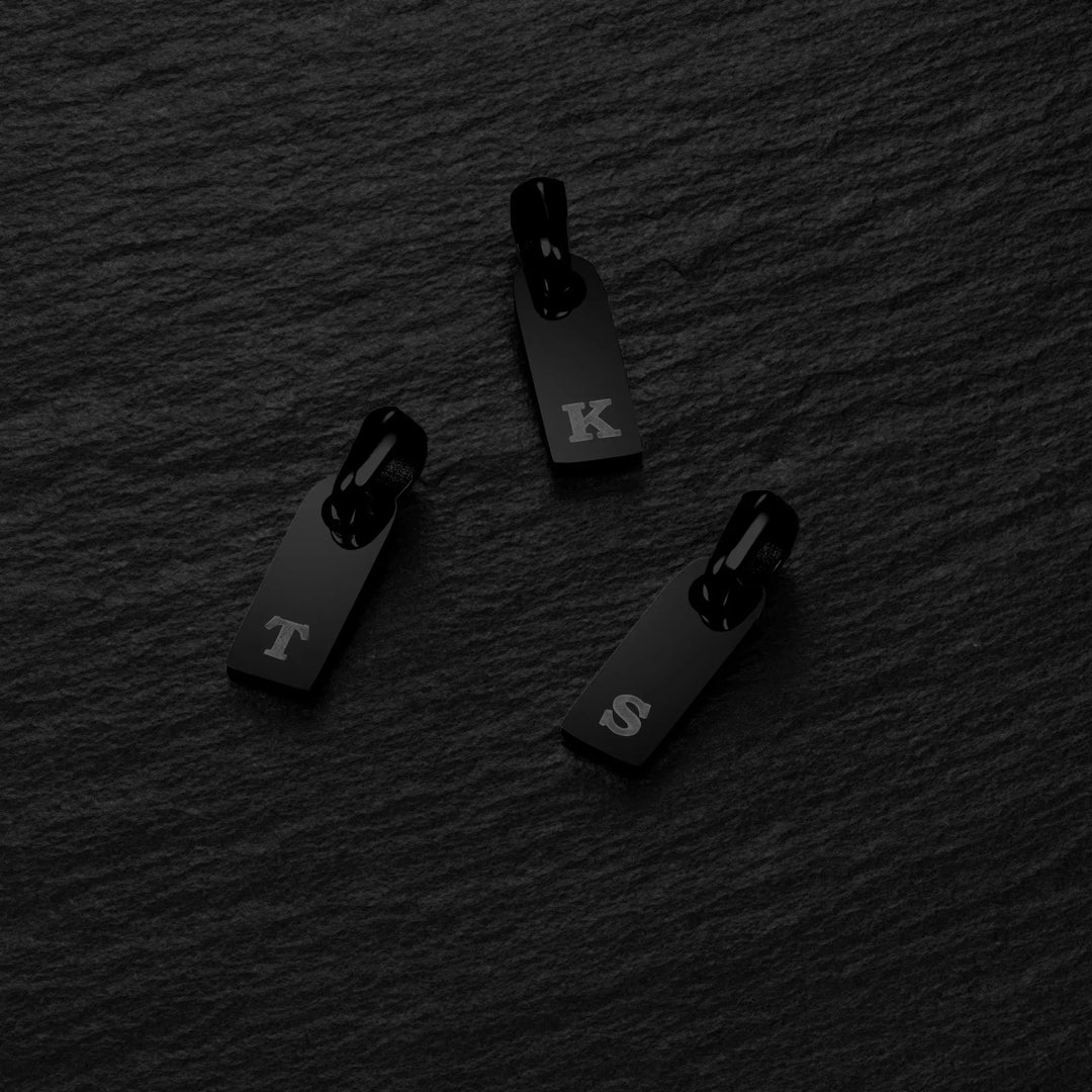 Initial Tag Necklace - Stealthhover image