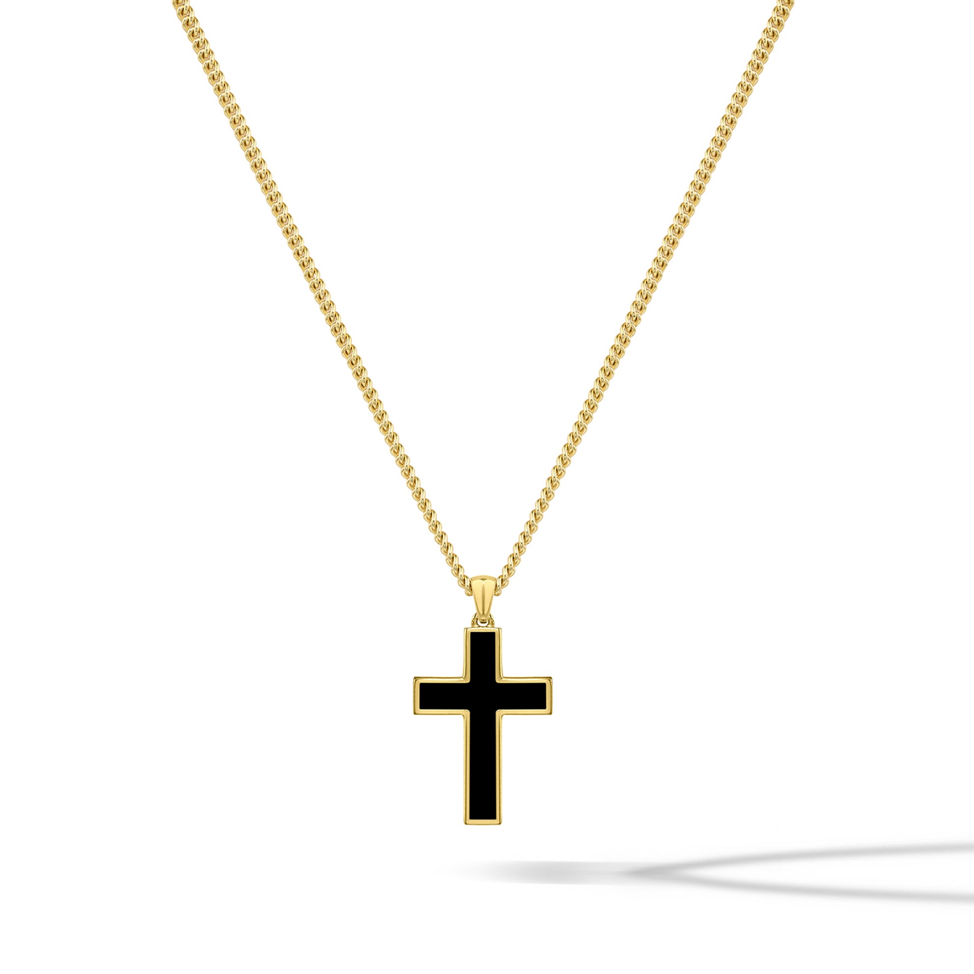 14k Gold offers Plated Designer Holy Cross Necklace