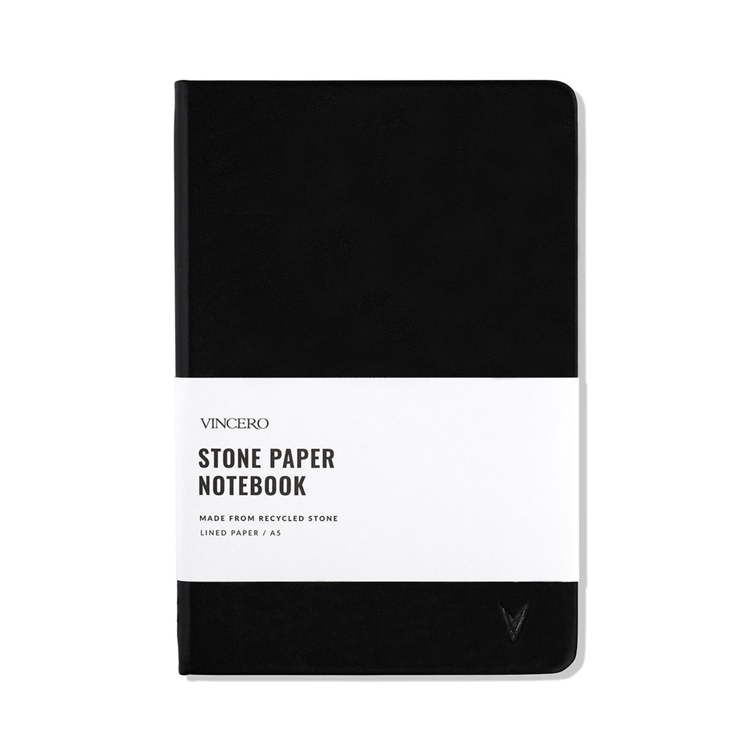 Stone Paper Notebook - Black