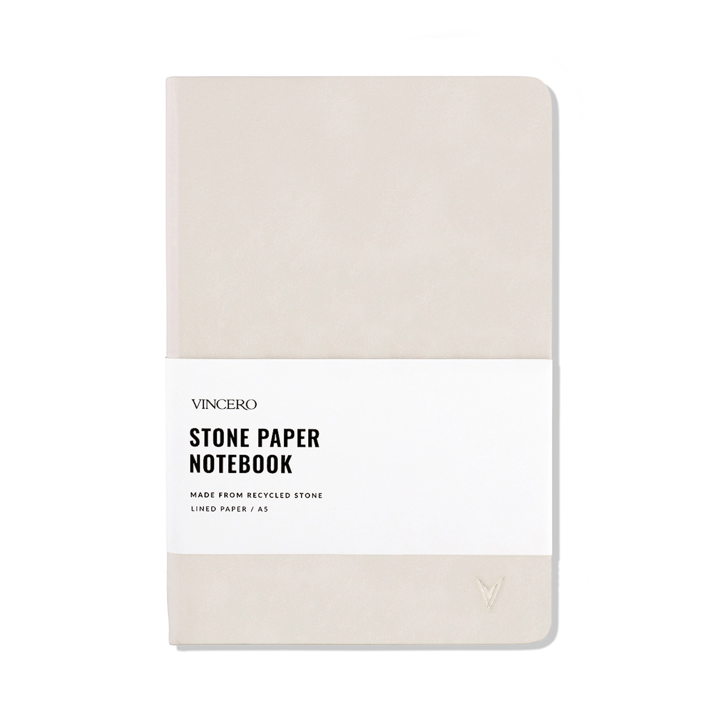 Stone Paper Notebook - Bone