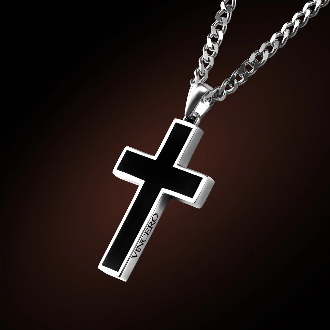 Stone Cross (Large) - Sterling Silver Sethover image