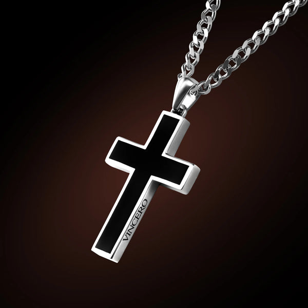 Stone Cross (Large) - Sterling Silver Sethover image