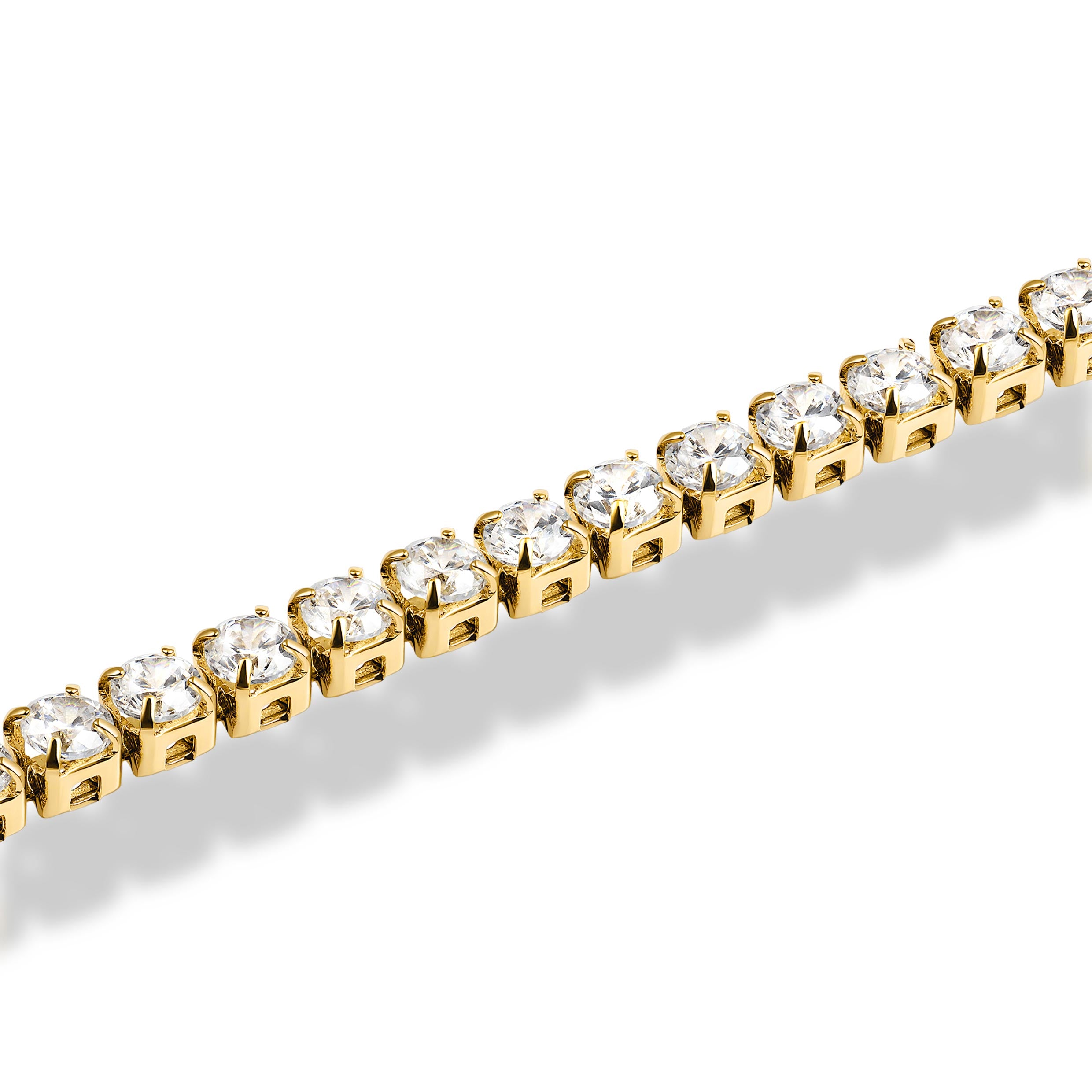 Womens Sapphire Trio Bracelet - Gold | Vincero Collective