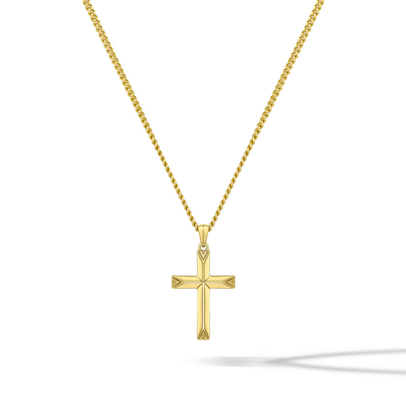 Cross Pendant - 14K Gold