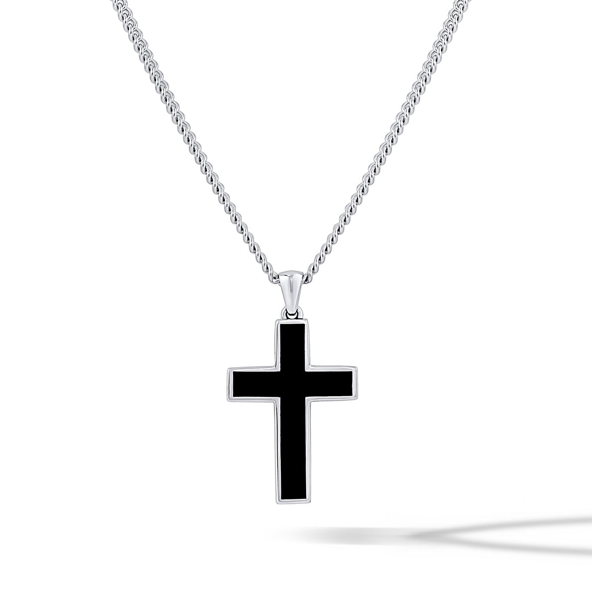 The Cross Pendant - Black Onyx | Vincero Collective