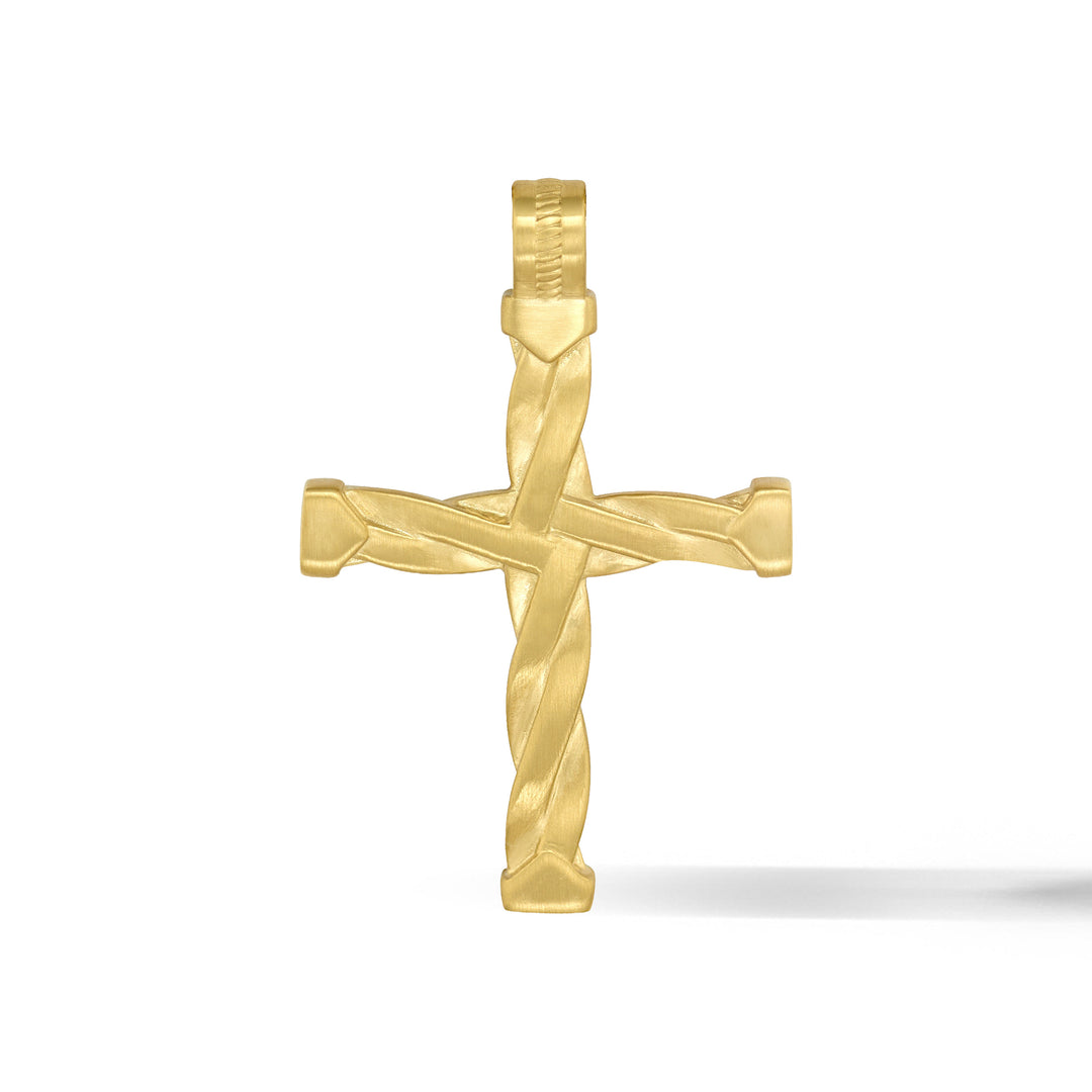 Spiro Cross - 14K Gold