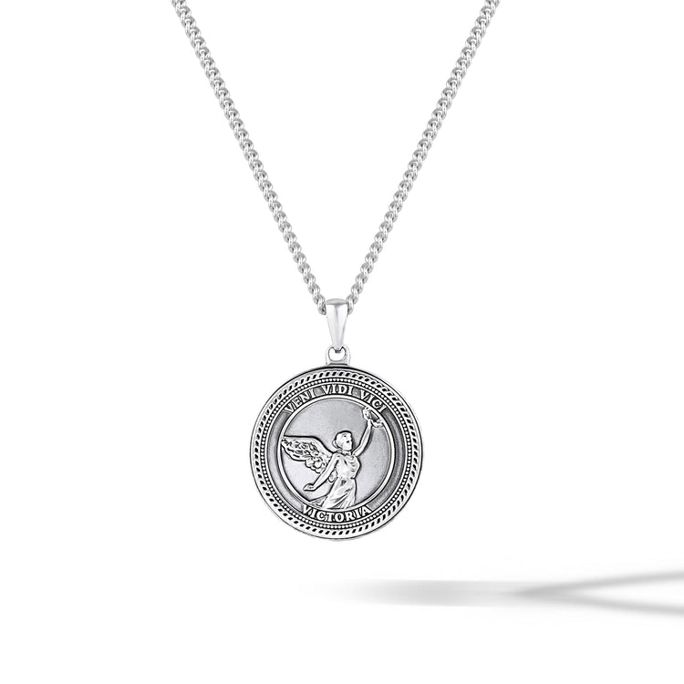 Veni Vidi Vici Necklace - Sterling Silver