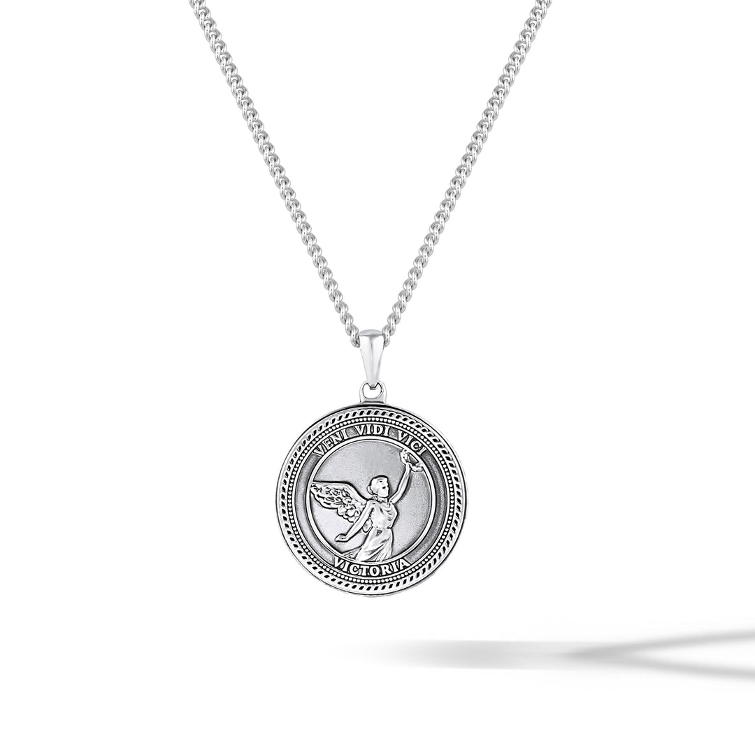 Veni Vidi Vici Necklace - Sterling Silver