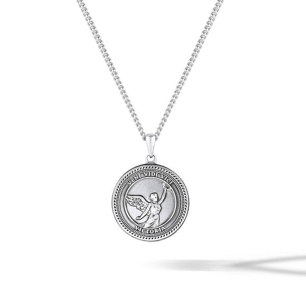 Silver Veni Vidi Vici Necklace | Vincero Collective