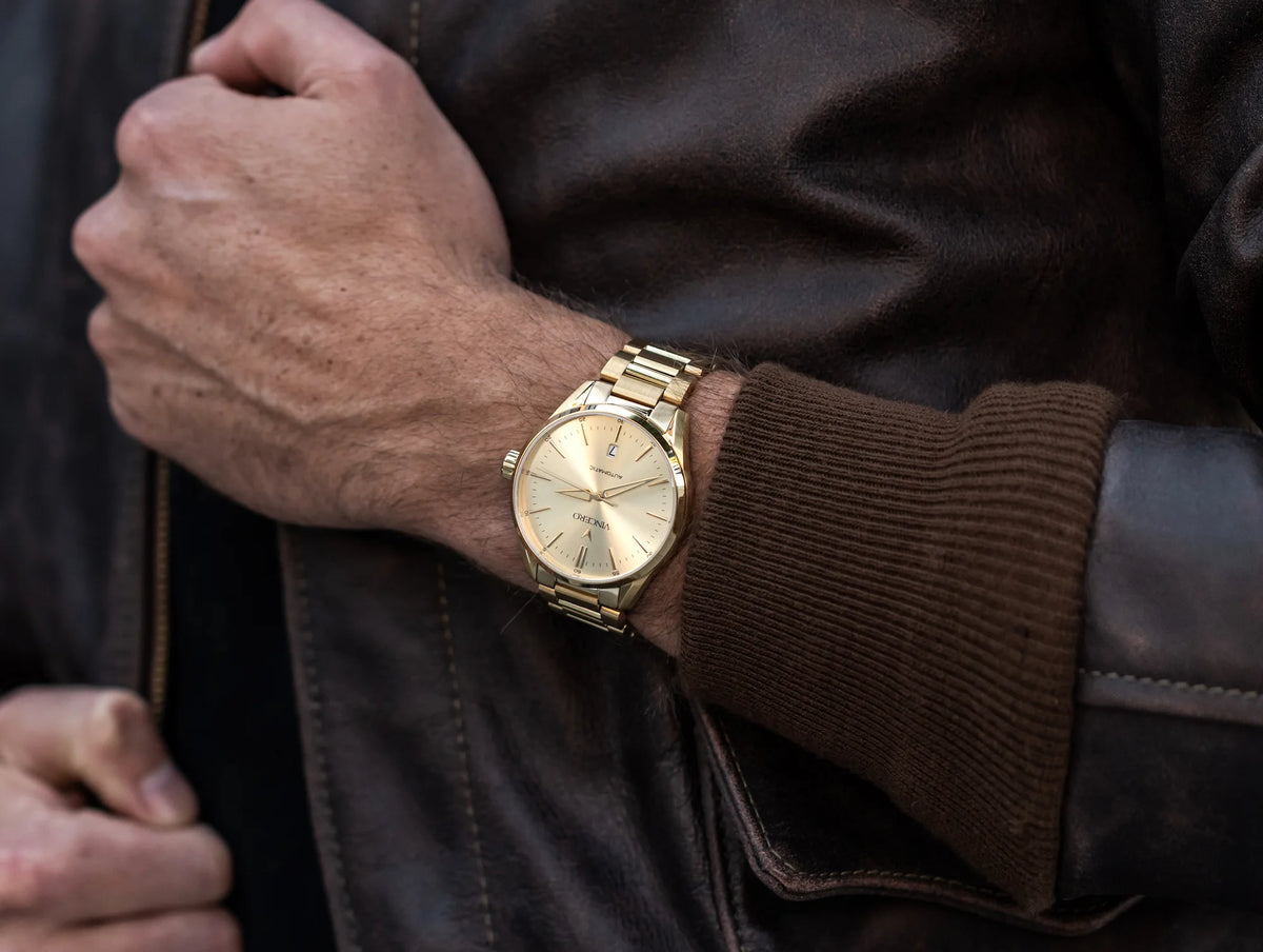 Gold vincero watch clearance