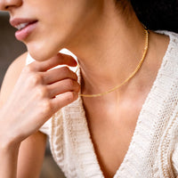 Cuban Chain Necklace 3MM - Gold