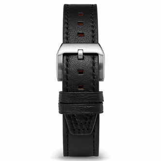 Modern Leather - Black 22mm