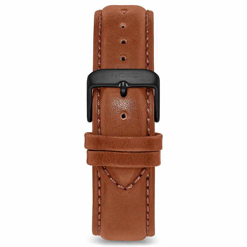 Classic Leather - Saddle Brown 22mm