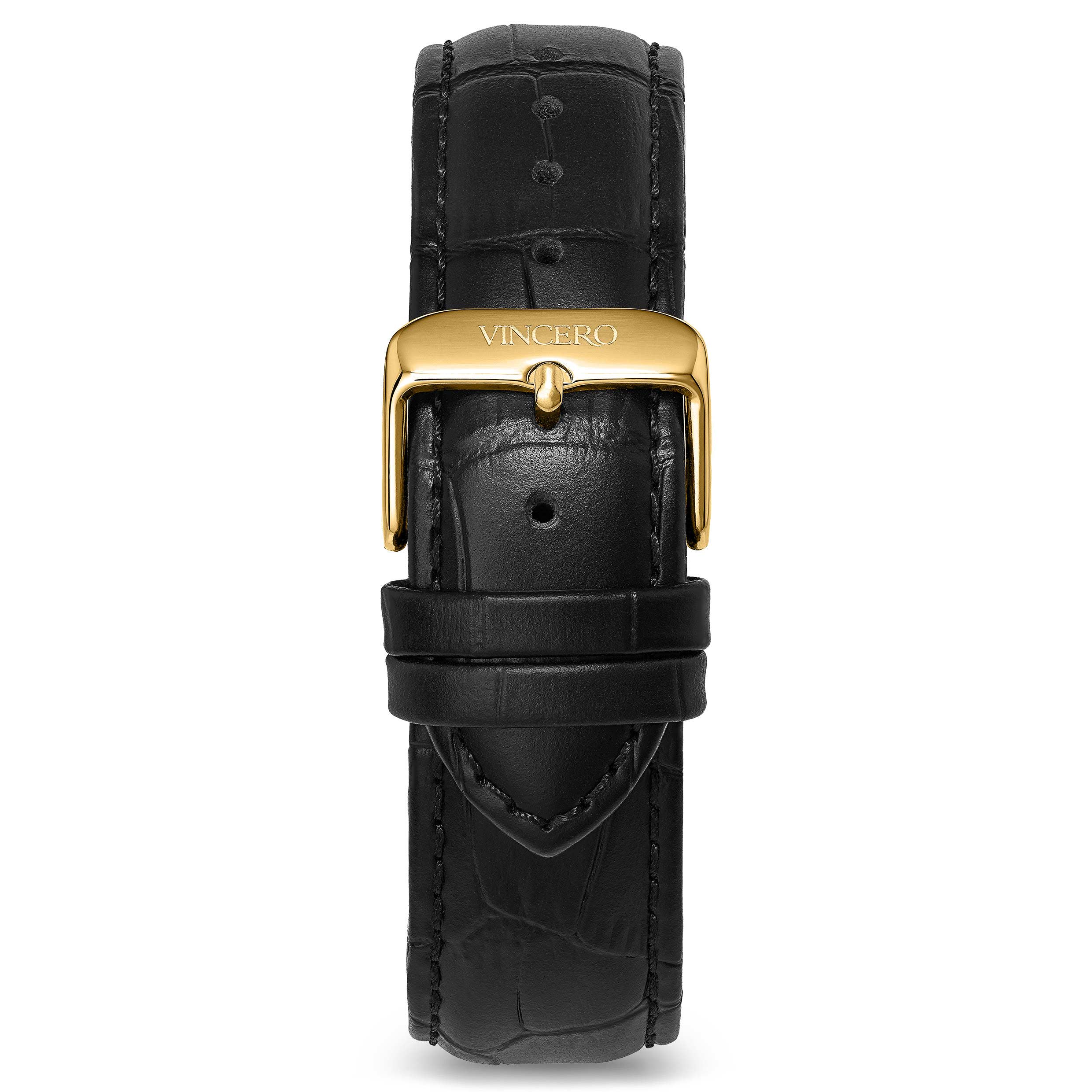 Leather watch strap 