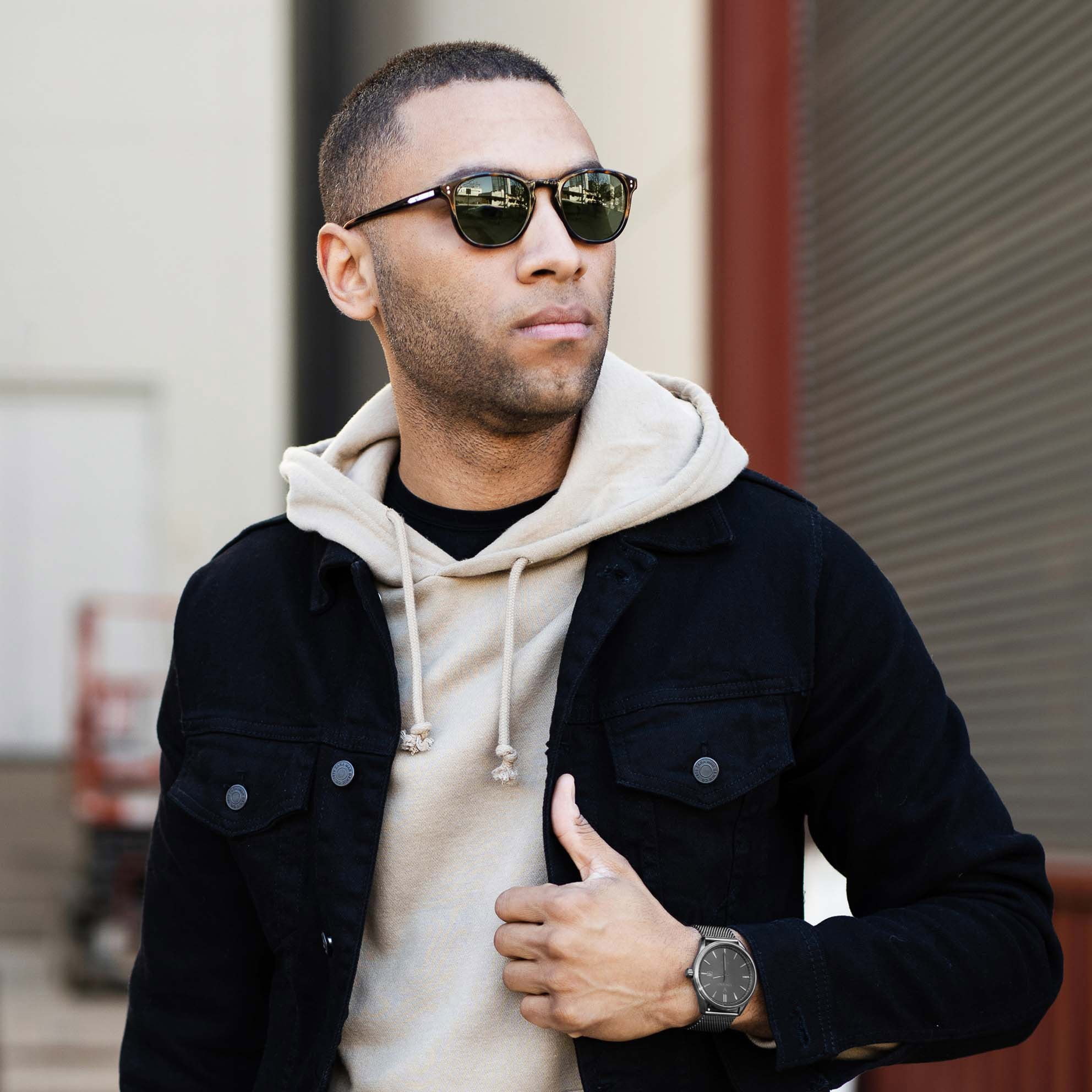 Unisex Sunglasses - The District - RyeTortoise | Vincero Collective
