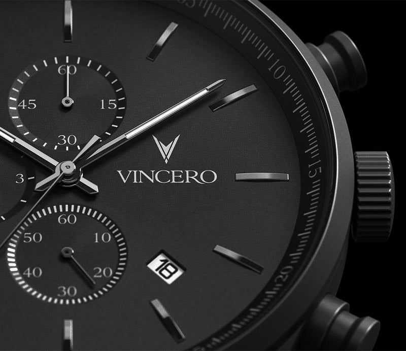 Vincero Kairos Watch Wrist Luxury Men — 42mm Analog