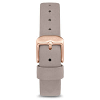 Women's Luxury Mist Italian Leather Watch Band Strap Rose Gold Clasp