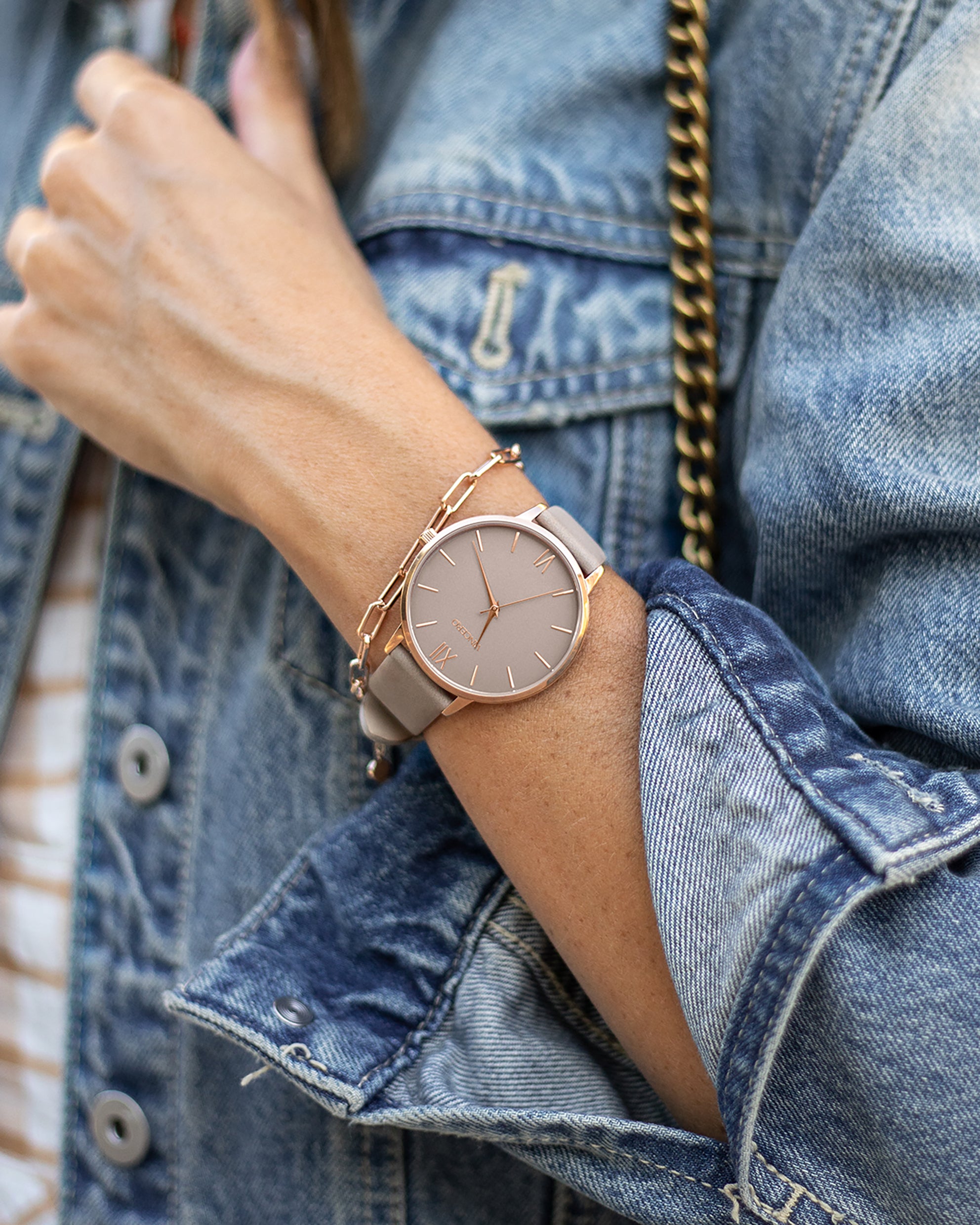 The Mercer Rose Gold Mesh