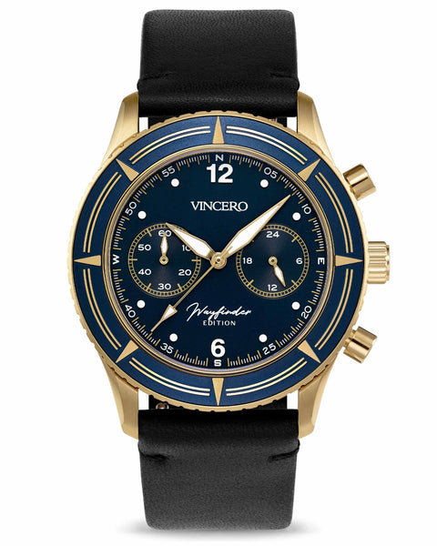 Vincero Men's Chrono S Luxury Watch 43mm Quartz Movement Matte Black Steel  | Watches for men, Mens watches black, Best watches for men