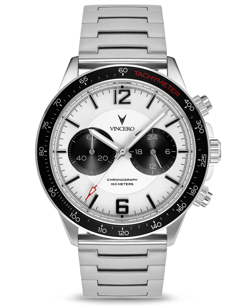 The Apex - Silver/Black | Vincero Watches & Vincero Collective