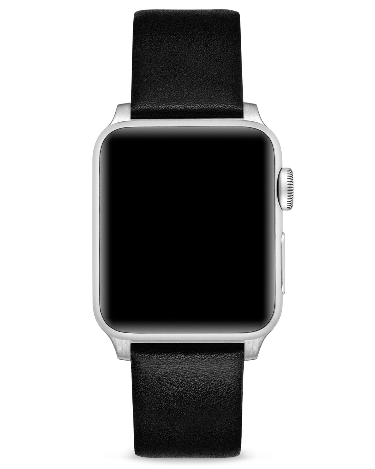 Vincero Mens Leather Apple Watch Strap Black