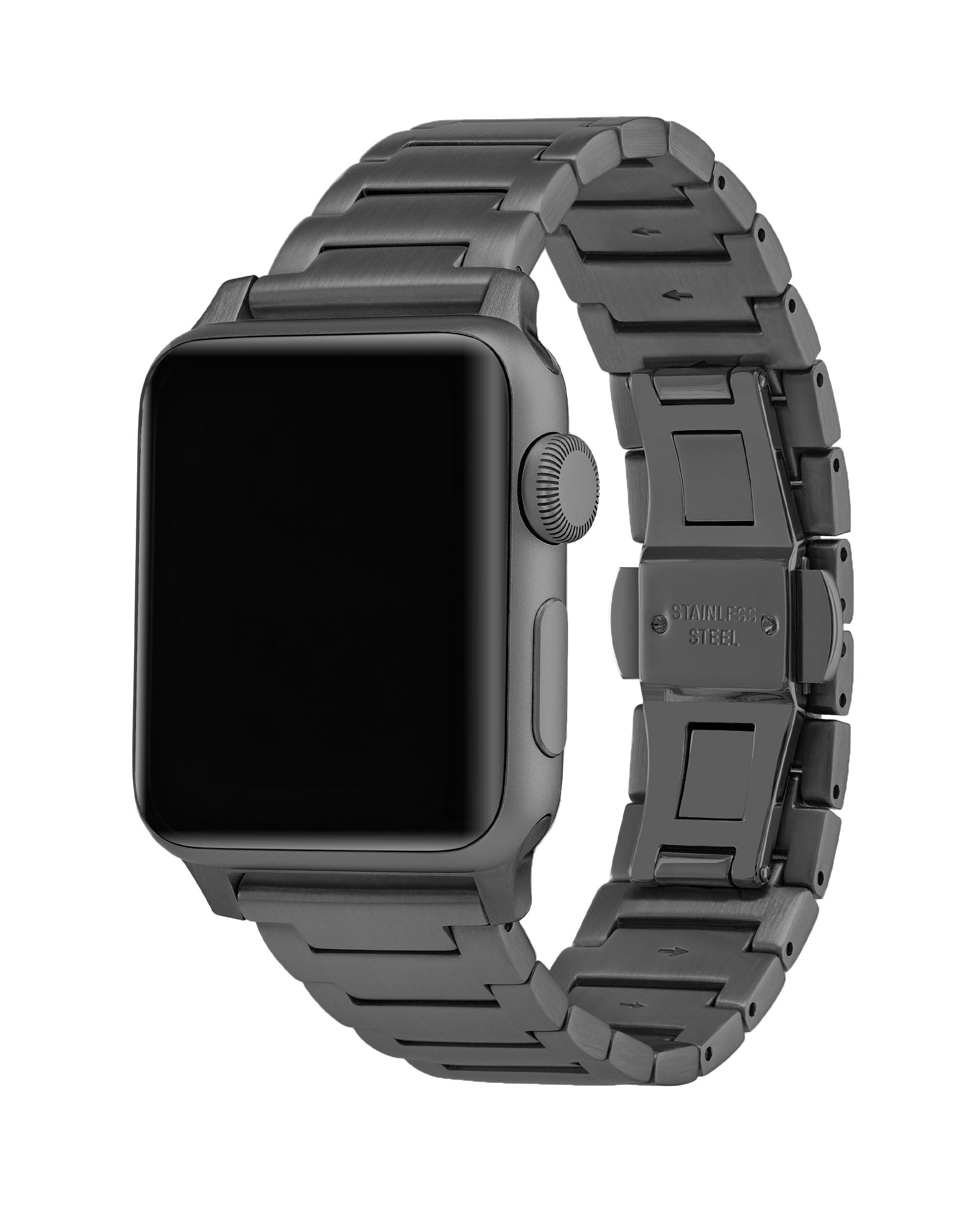 Apple Watch Steel Band - Graphite Hardware 45mm | Vincero Collective