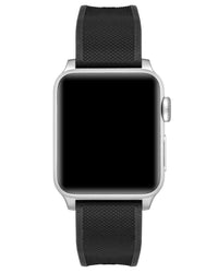 Apple Watch Silicone Band - Silver Hardware 45mm