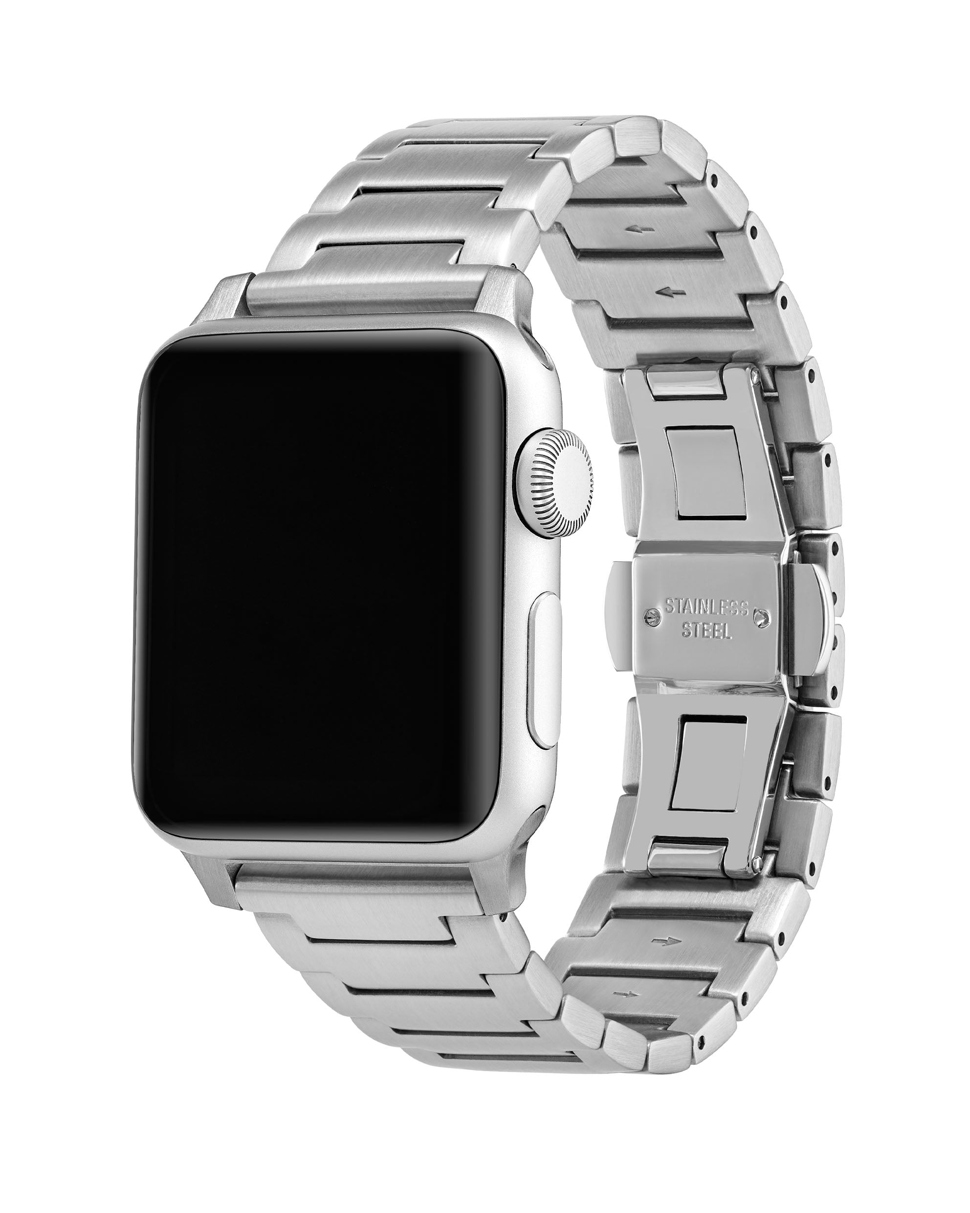 Apple Watch Steel Band - Silver Hardware 45mm | Vincero Collective