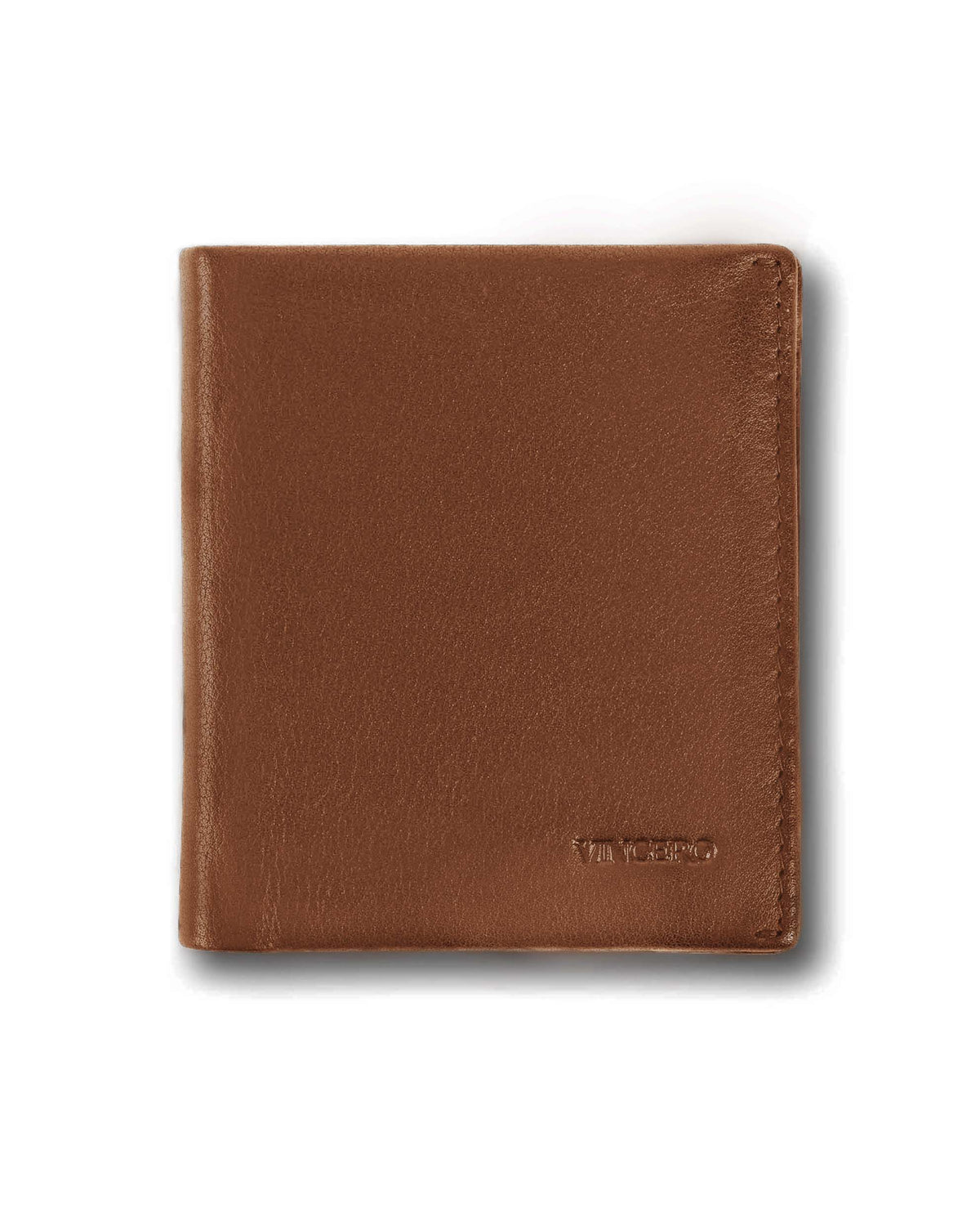 The Khaki Cardholder with 4-6 Card Slots 1 Bill Compartment and Top Grain Italian Leather