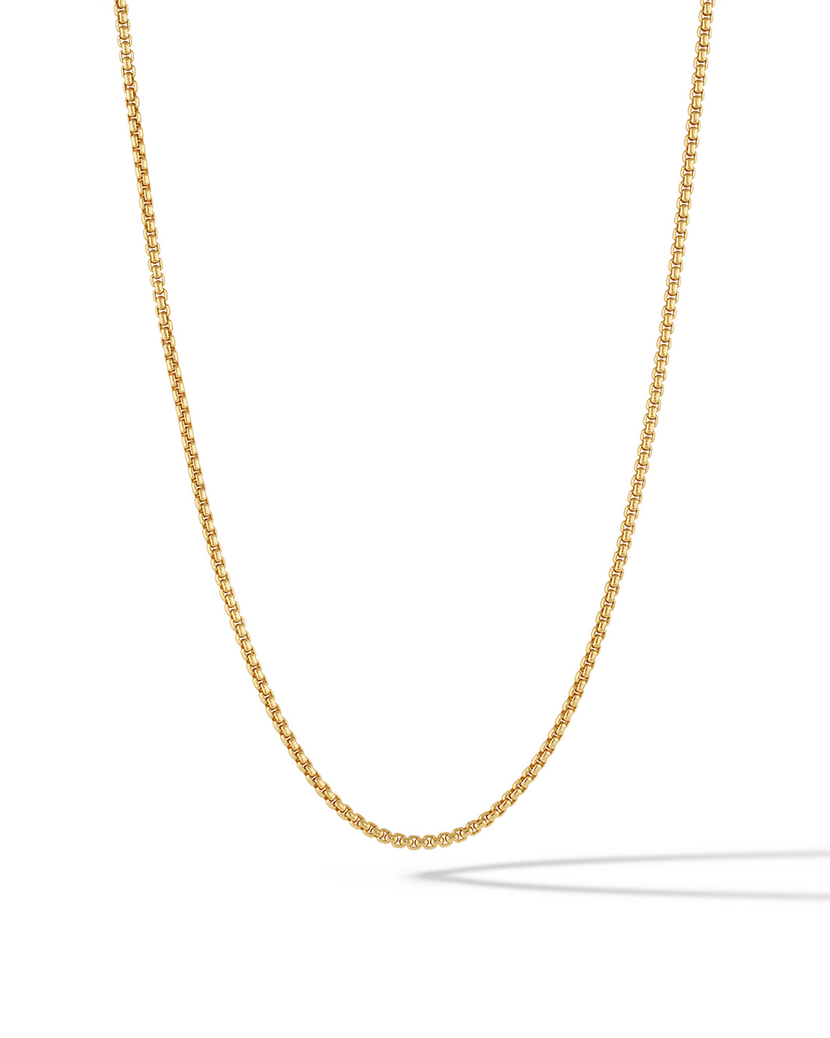 Box Chain Necklace - Gold