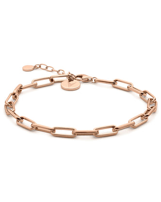 The Chain Link Bracelet - Rose Gold