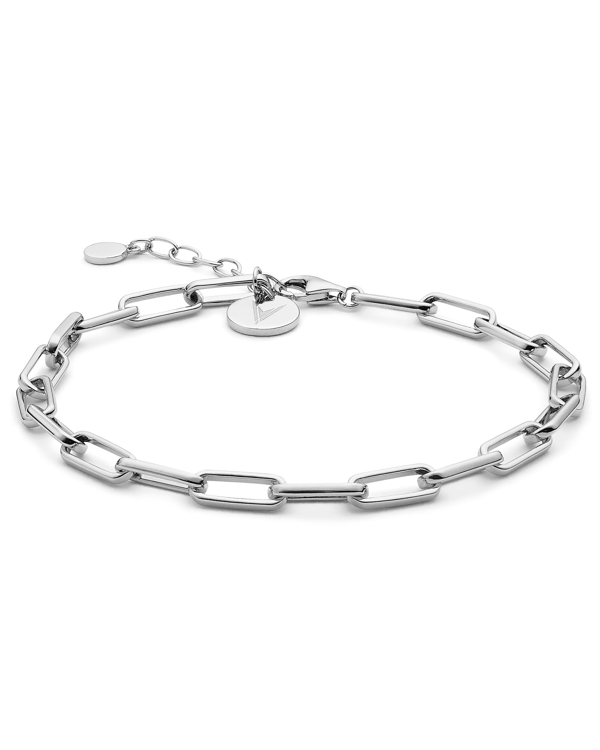 Womens Chain Link Bracelet - Sterling Silver