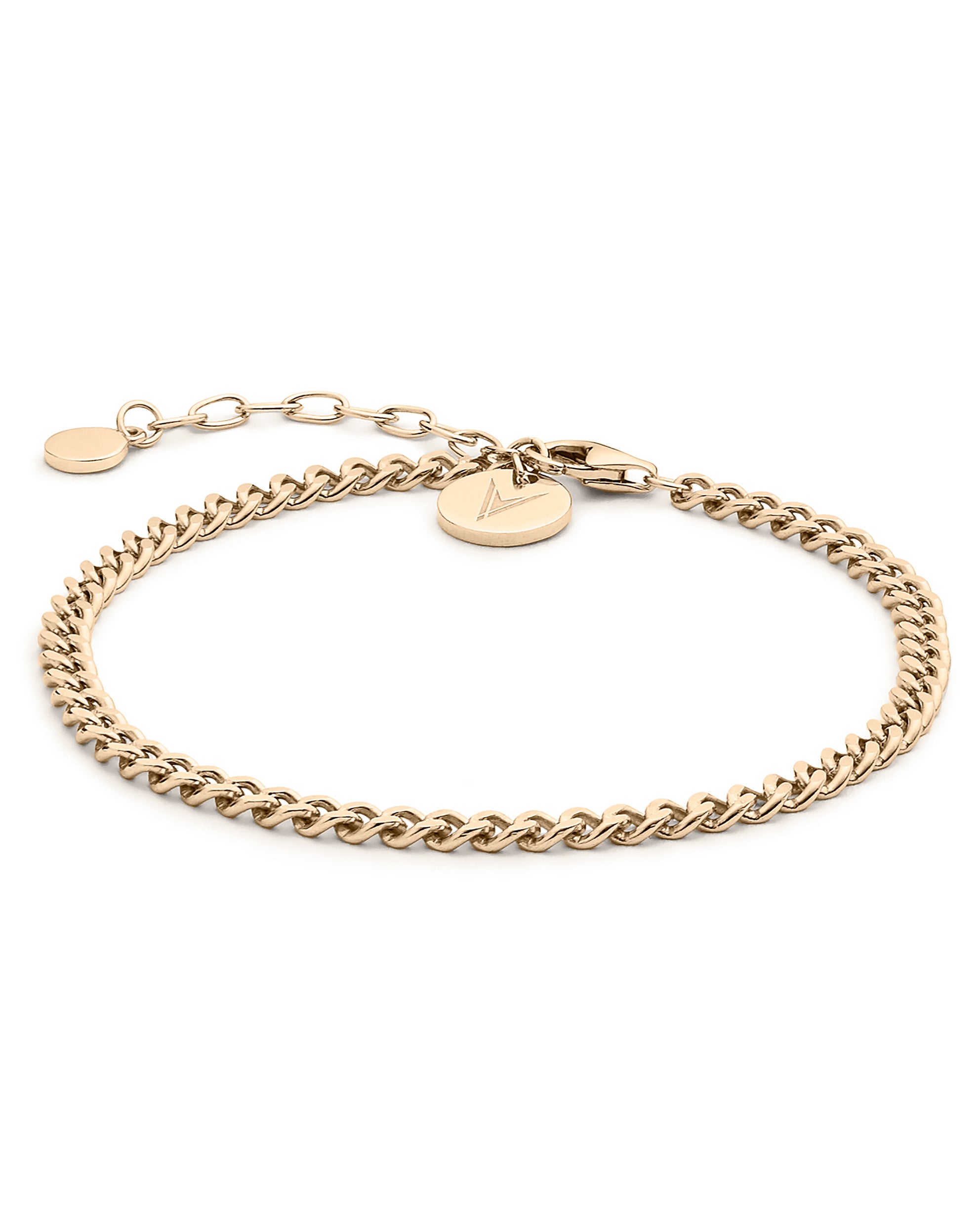 Movado | Sphere Lock Collection sterling silver chain bracelet with 14K  yellow gold vermeil twisting lock