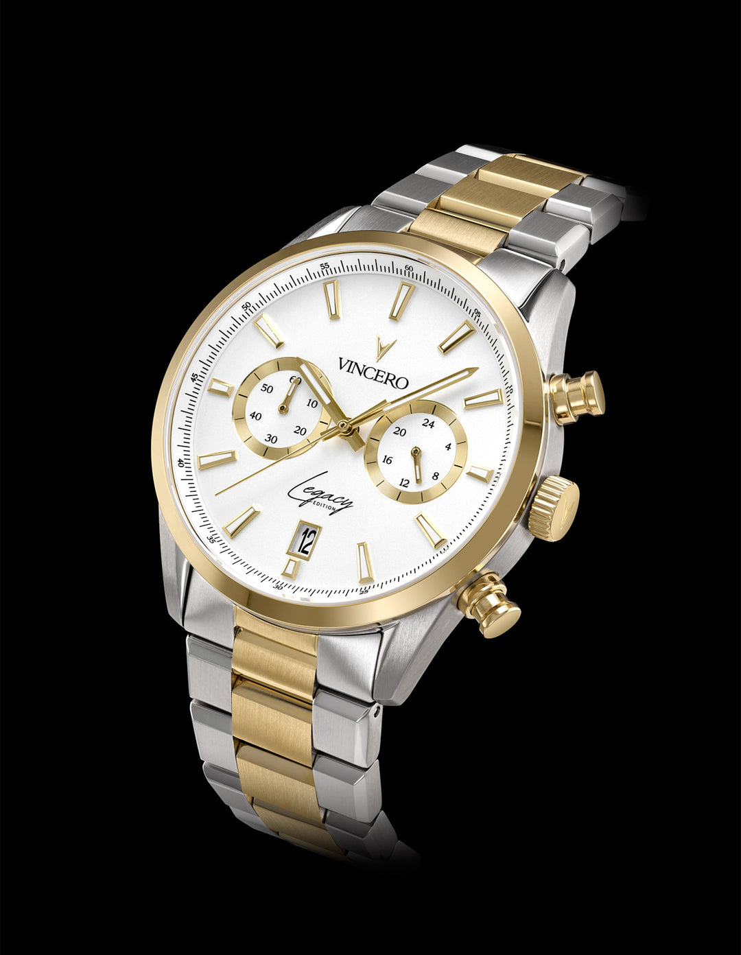 Legacy Chronograph -  White + Goldhover image