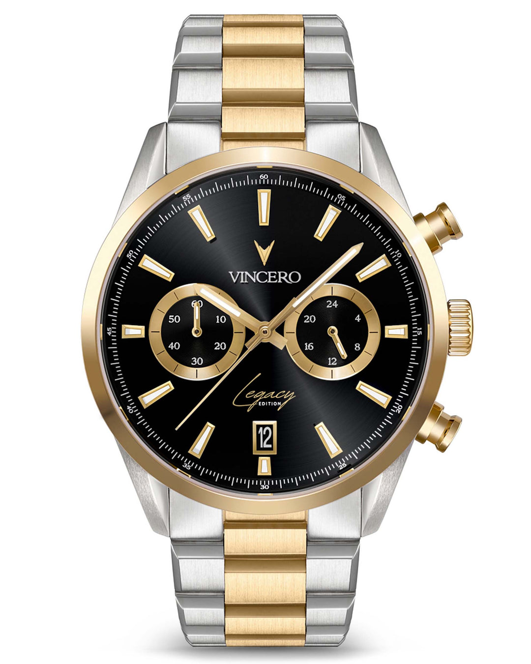 Legacy Chronograph -  Black + Gold
