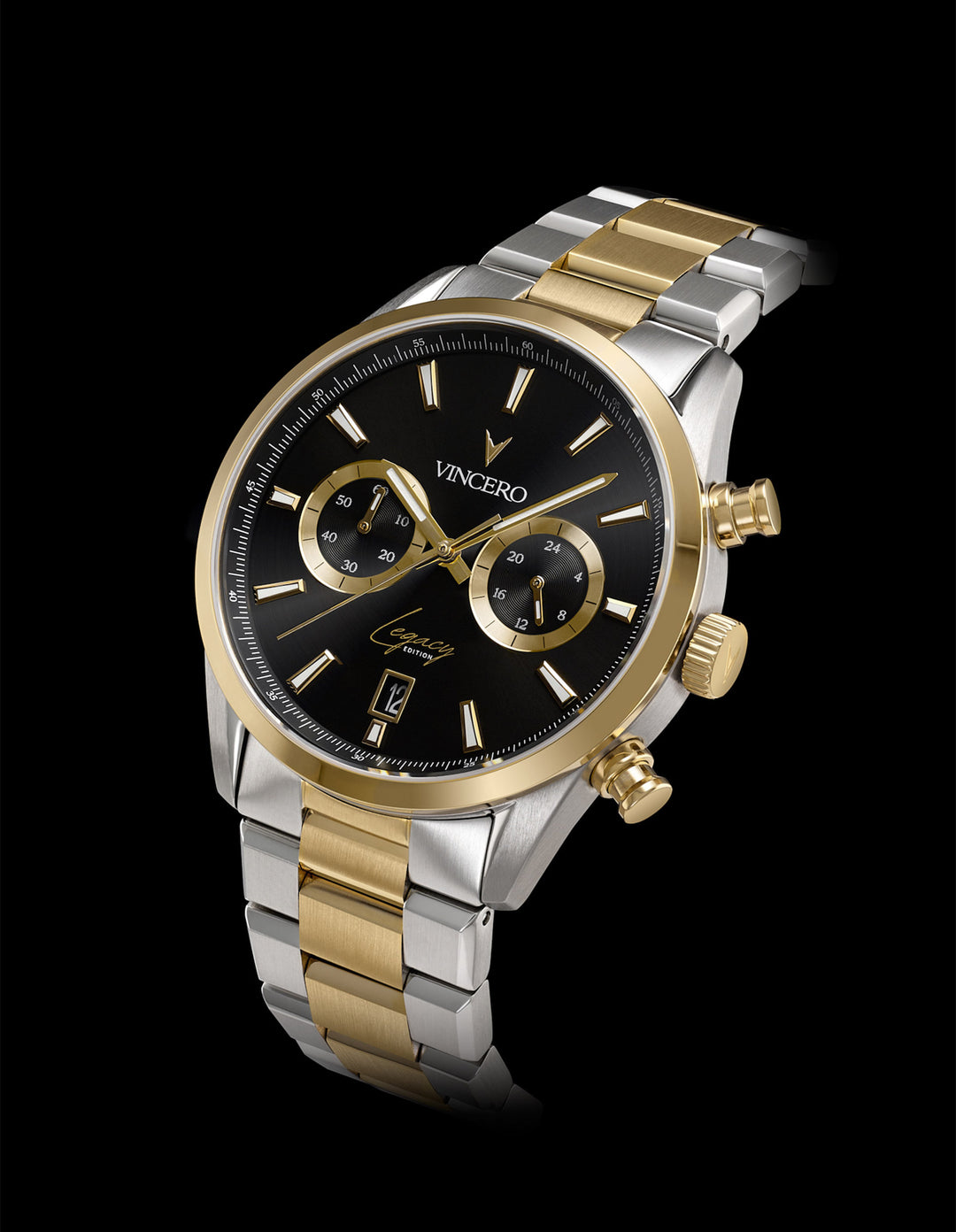Legacy Chronograph -  Black + Goldhover image