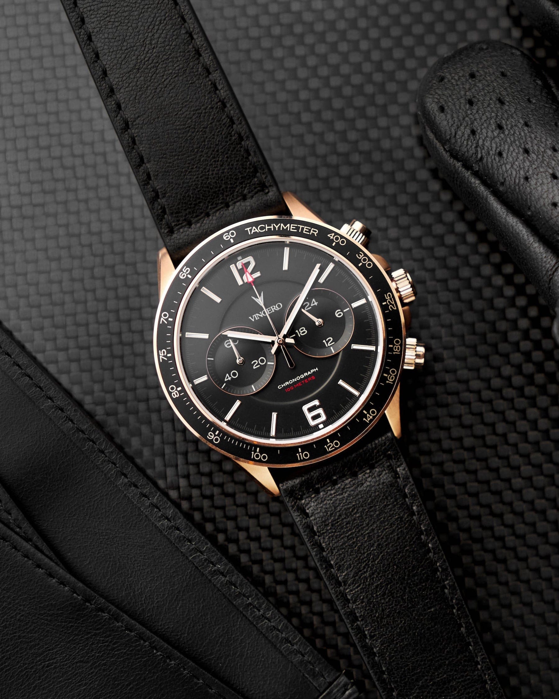 Men's Chronograph - Rose Gold, Vincero Watches