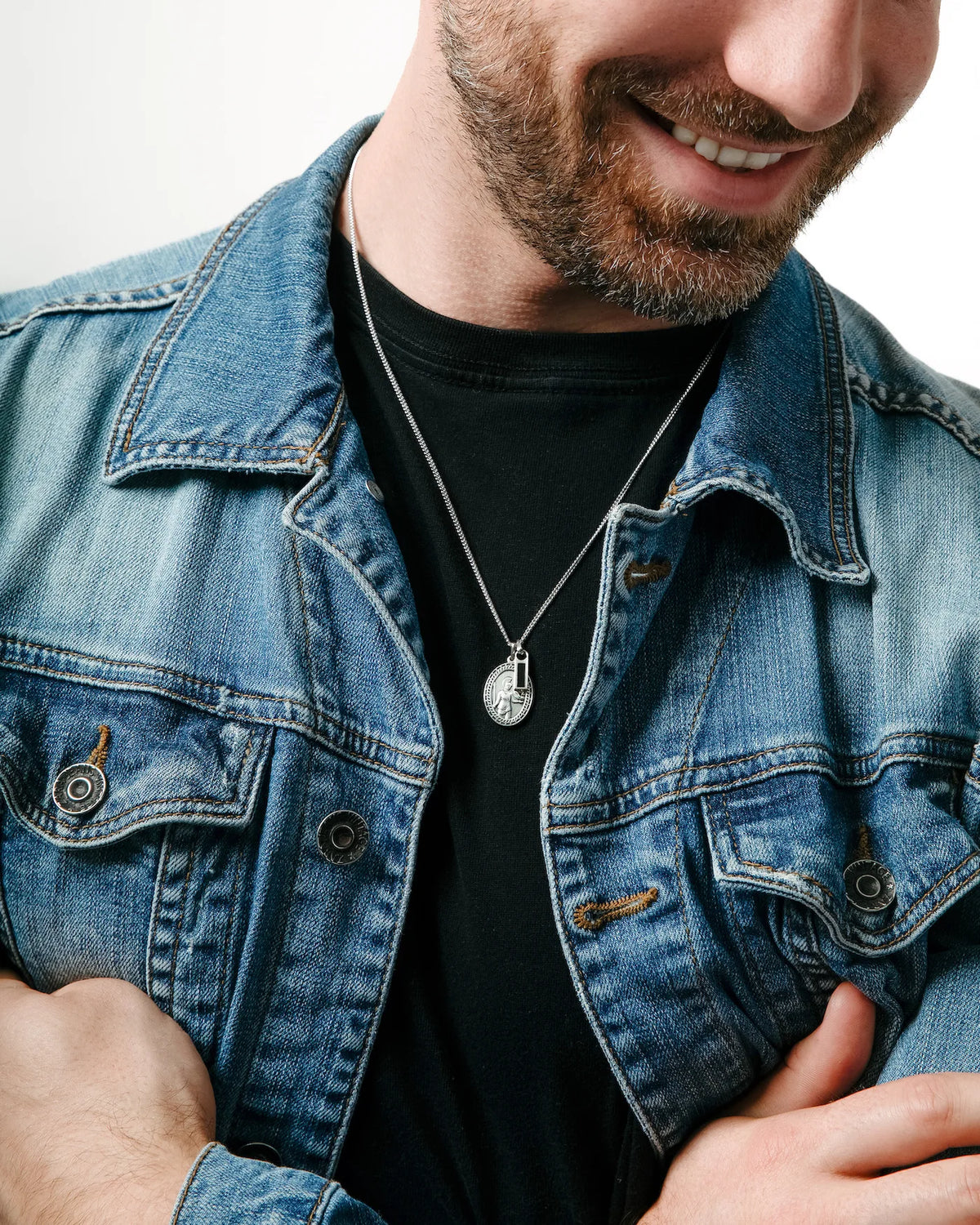 Mens Wisdom Pendant Necklace