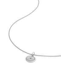 Women's Luxury Silver Fine Curb Chain Necklace with Parrot Clasp