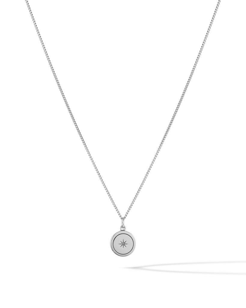 Women's Luxury Silver Fine Curb Chain Necklace with Parrot Clasp