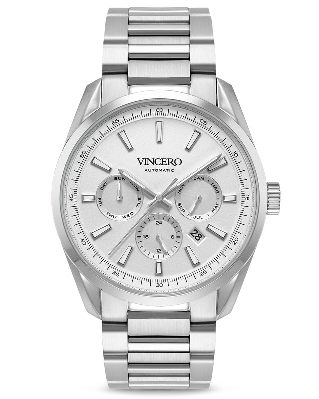Mens Reserve Automatic Watch - Silver