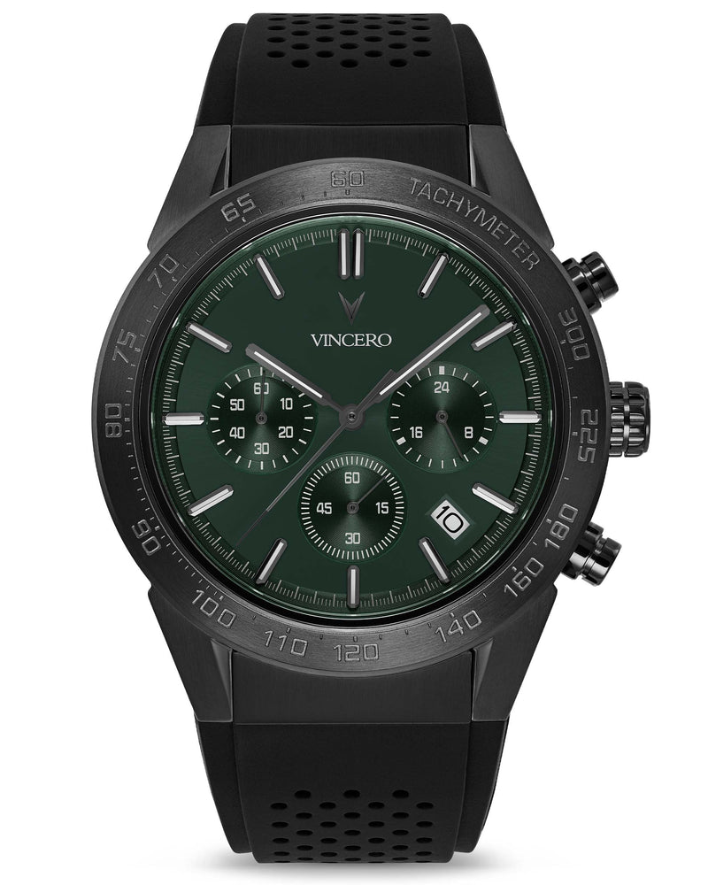 The Rogue - Gunmetal + Red | Vincero Watches & Vincero Collective