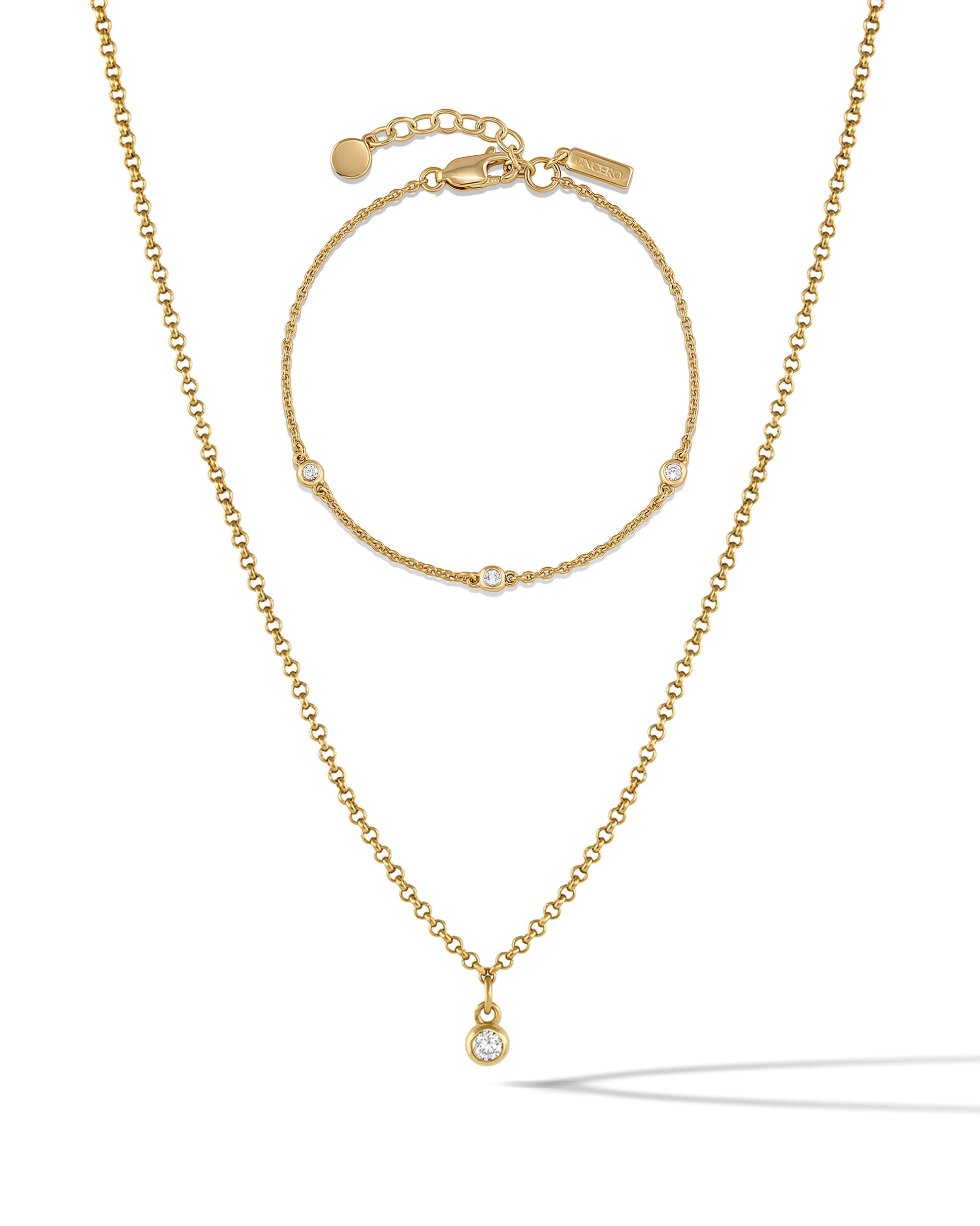 Sapphire Trio Set - Gold